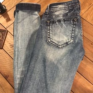 Miss Me Cuffed Skinny Jean